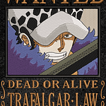 Trafalgar Law – Cirujano de la Muerte Wanted ⚕️🗡️🏴‍☠️