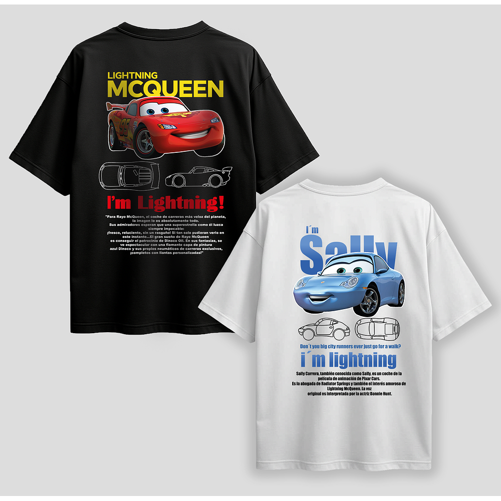 ¡Ka-Chow! Colección Poleras Cars