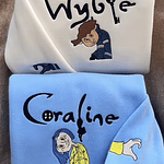  Duo Coraline & Wybie - Bordado Premium