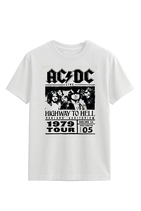 Polera - AC/DC - 1979 Tour