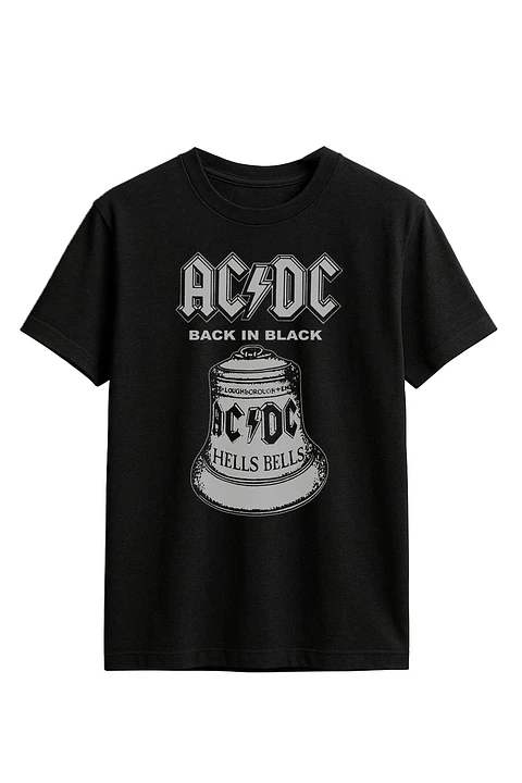 Polera - AC/DC - Back in Black - Hells Bells