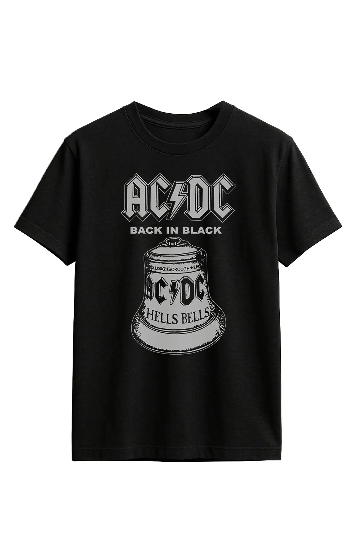 Polera - AC/DC - Back in Black - Hells Bells 1