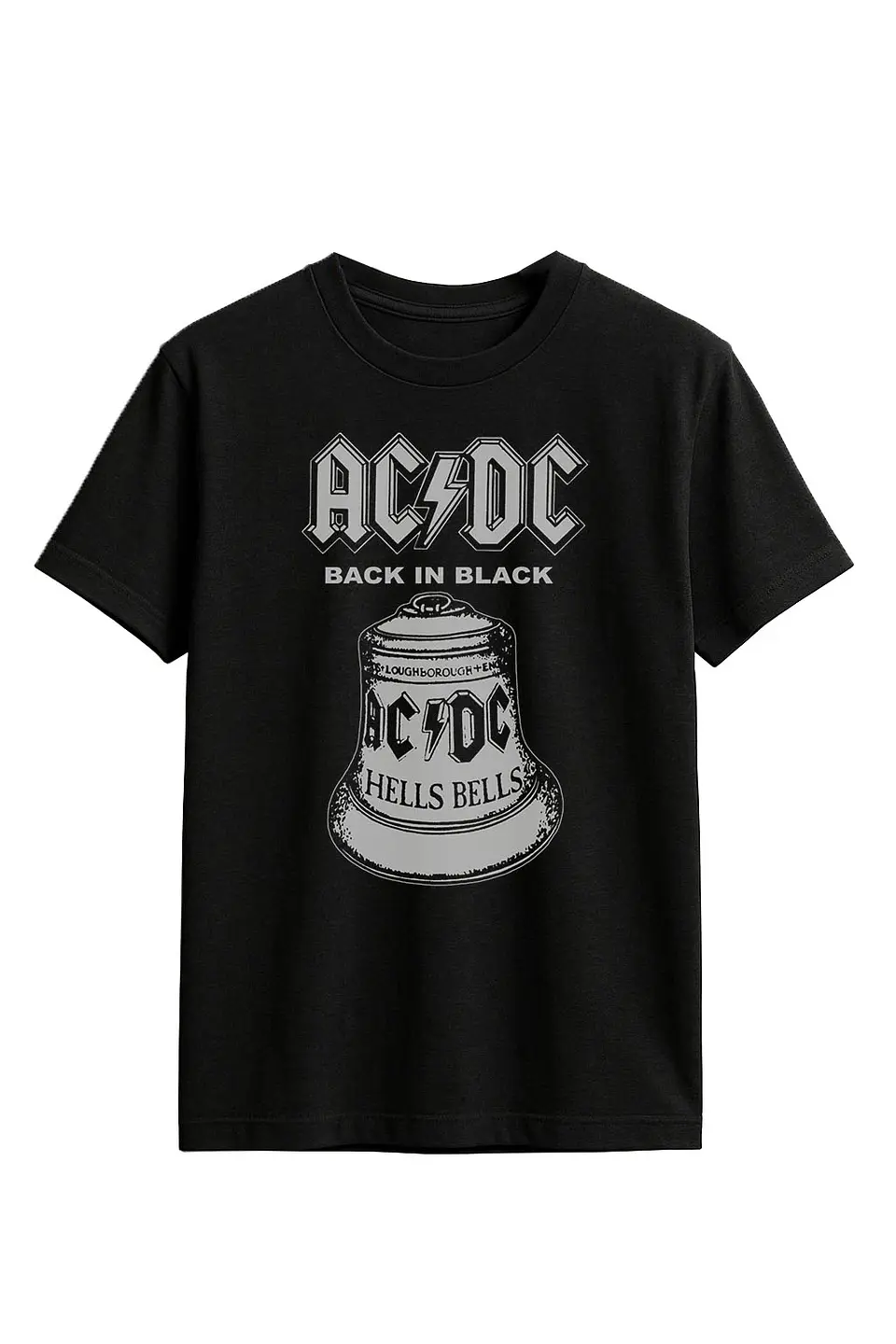 Polera - AC/DC - Back in Black - Hells Bells 1