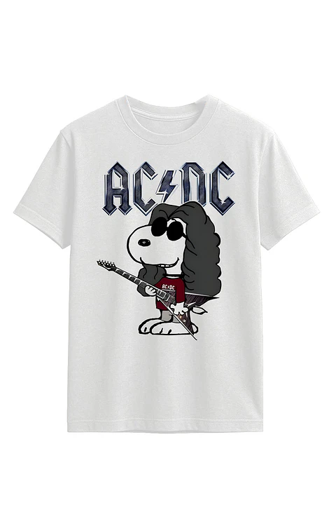 Polera - AC/DC - Snoopy