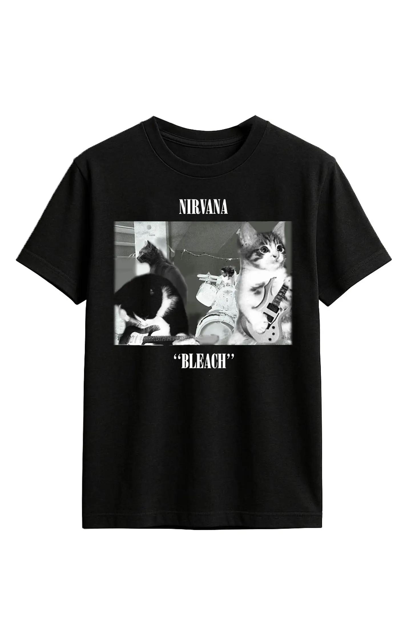 Polera - Nirvana - Gato 1