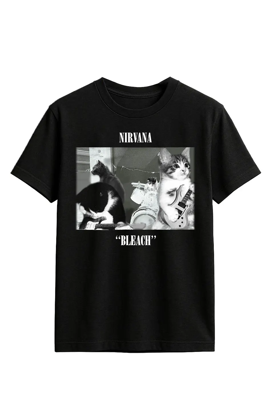 Polera - Nirvana - Gato 1