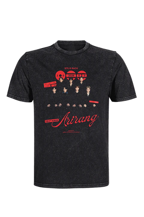 Polera - BTS Arirang - Acid Wash