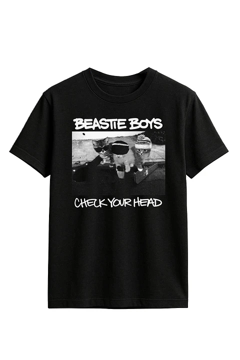 Polera - Gato Beastie Boys - Check Your Head