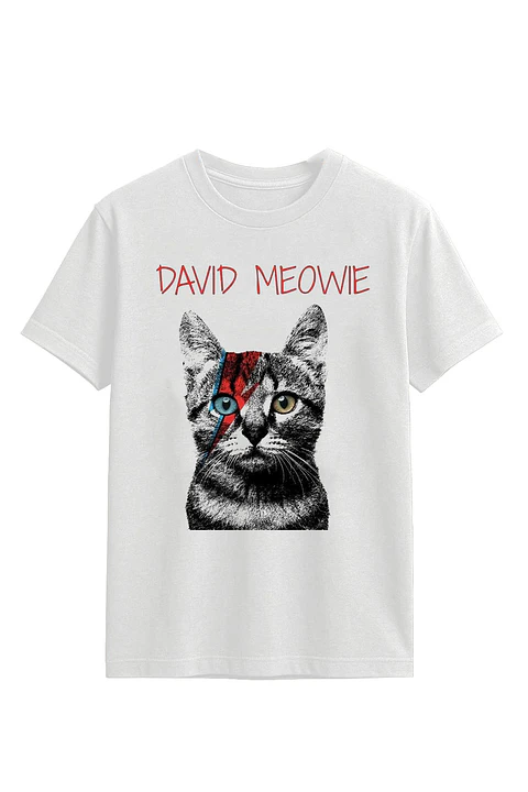 Polera - David Meowie - Gato