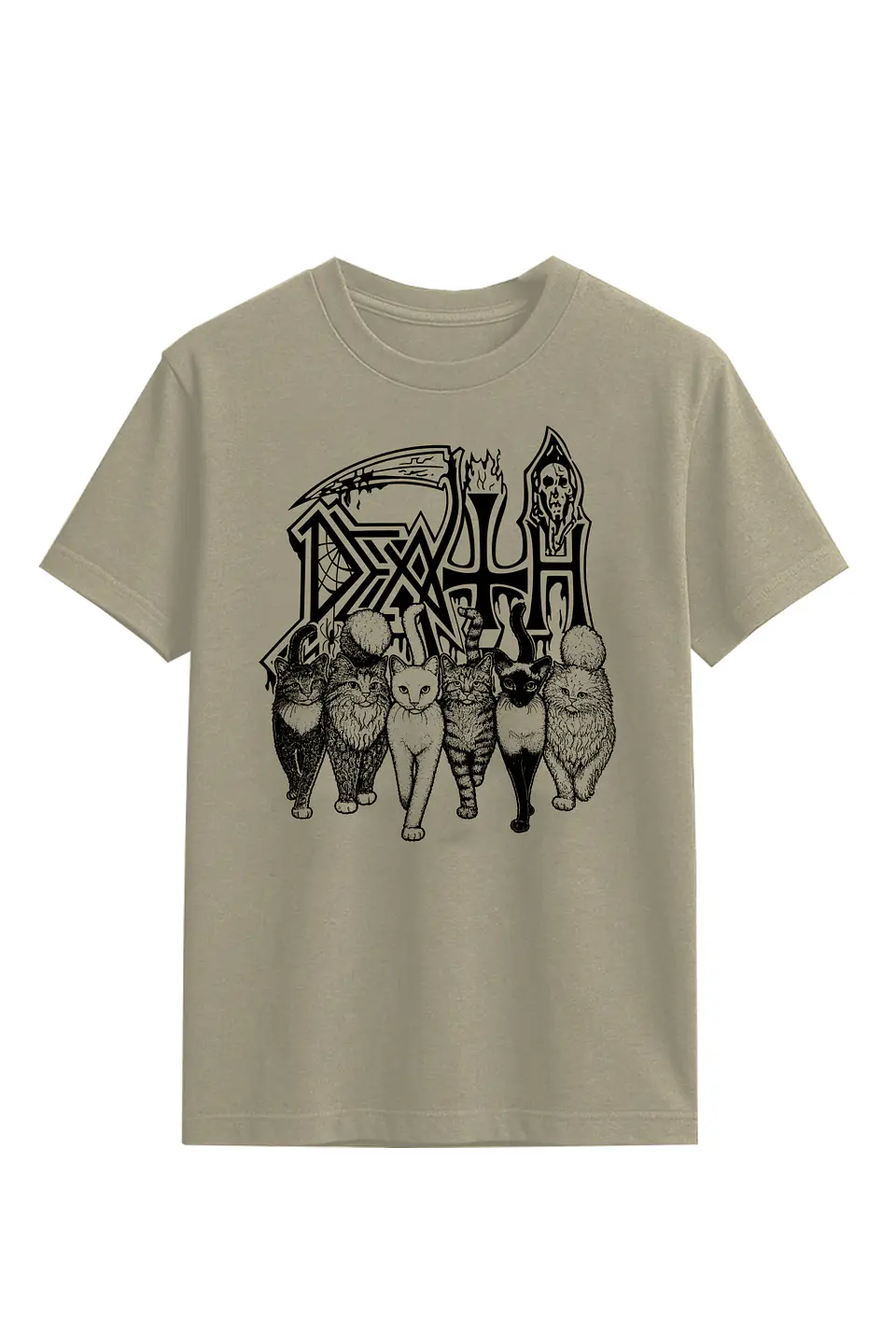 Polera - Death Gatos Negros 1