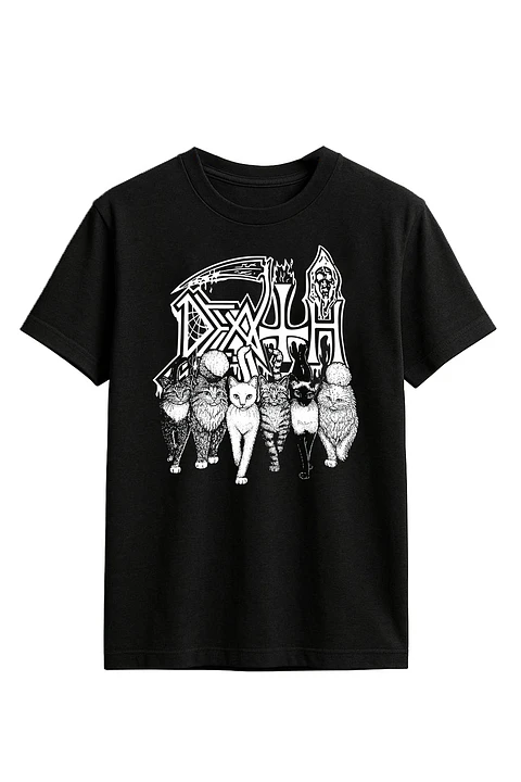 Polera - Death Gatos Blancos