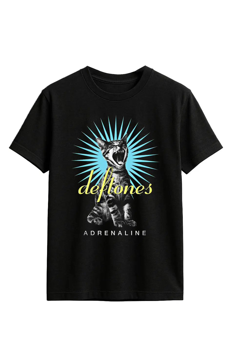 Polera - Deftones Adrenaline - Gato 1