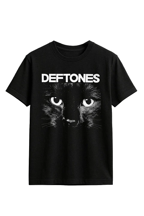 Polera - Deftones Gato Negro