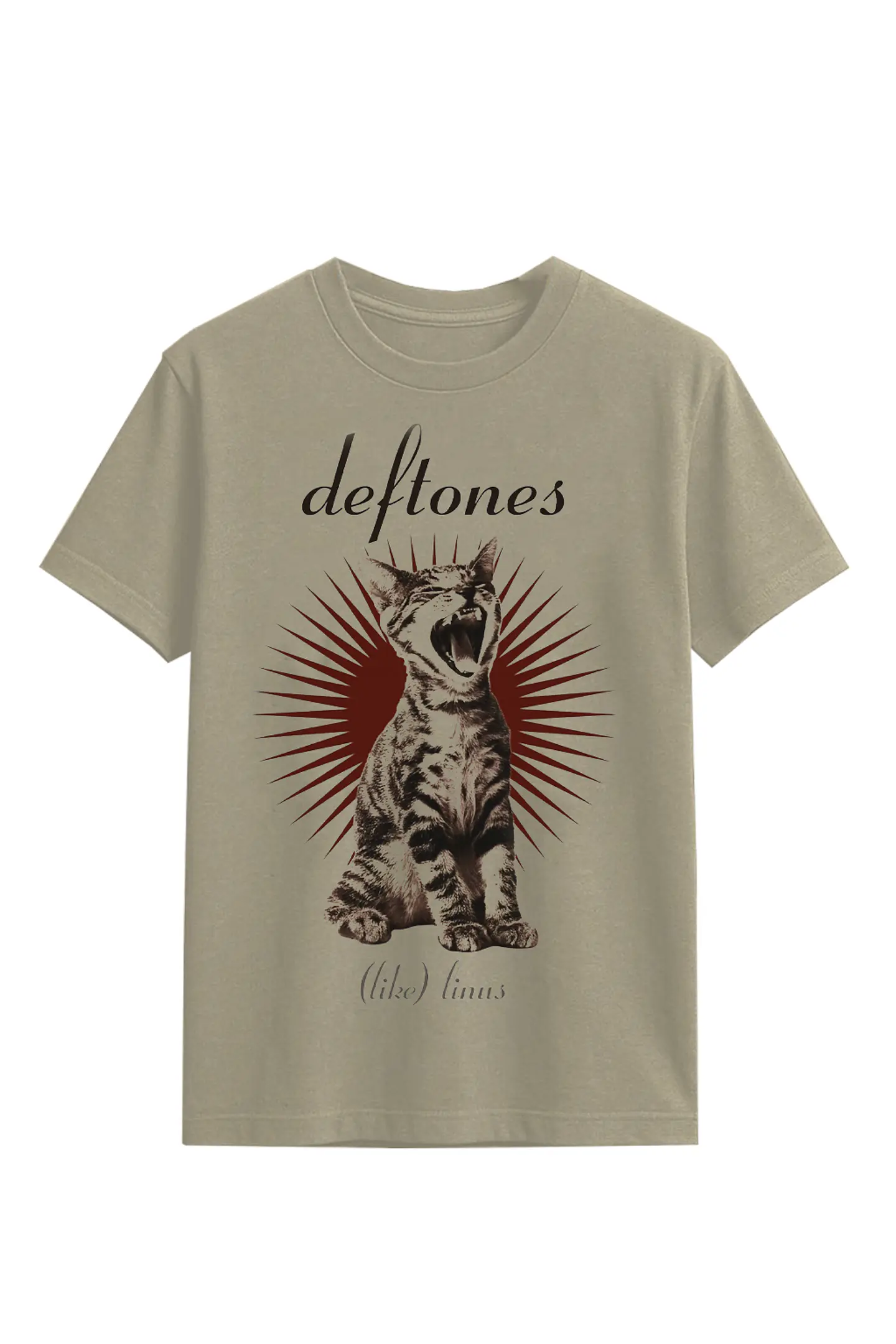 Polera - Deftones Like Linus - Gato 2