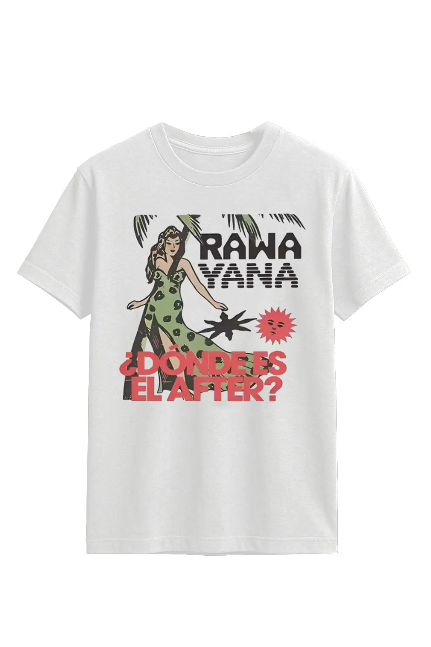 Rawayana - Donde es el After - Polera Blanca 1