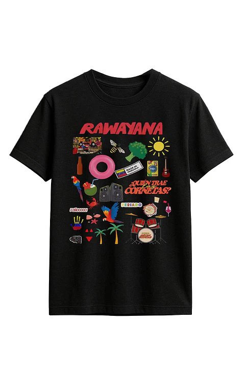 Rawayana - Donde es el After - Polera Negra