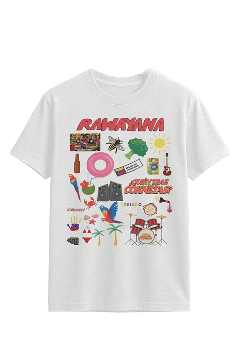 Rawayana - Quien Trae las Cornetas - Polera Blanca