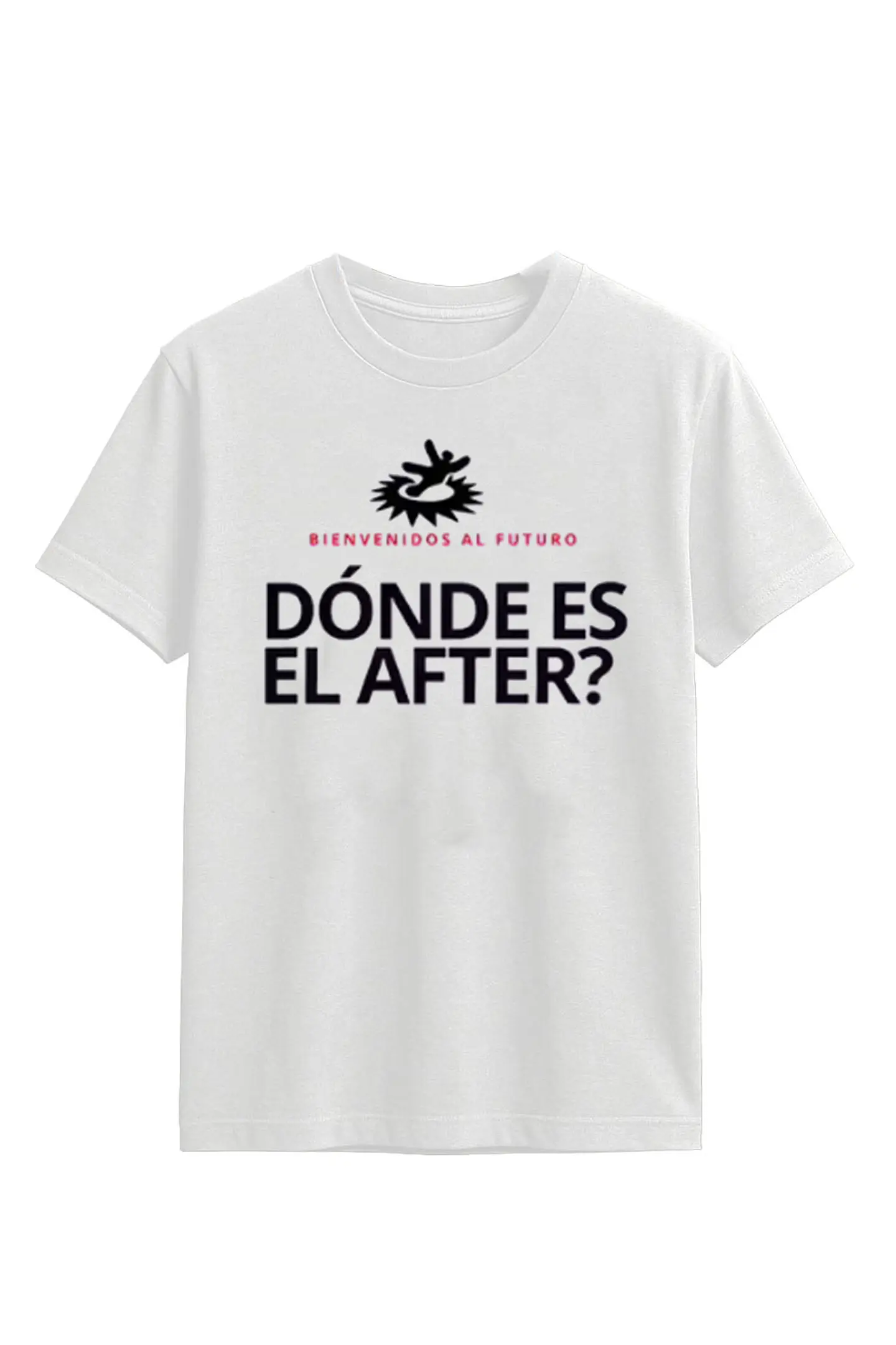 Rawayana - Donde es el After? Negro - Polera Blanca 1