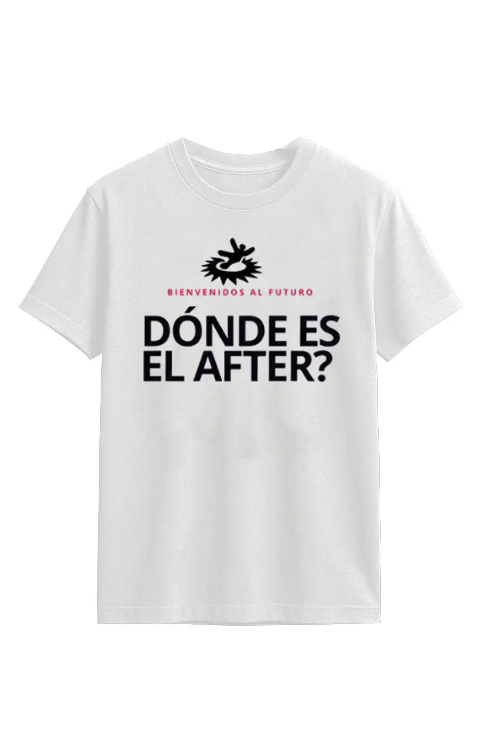 Rawayana - Donde es el After? Negro - Polera Blanca 1
