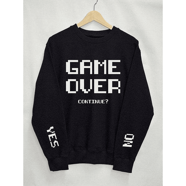PULLOVER GAME OVER 
