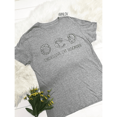 Polera OCD / Cat  - GRIS