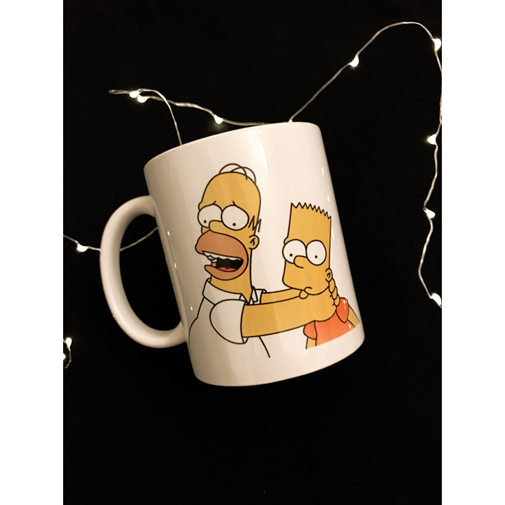 Tazón Los simpsons / Homero y Bart