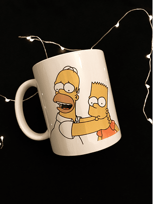 Tazón Los simpsons / Homero y Bart