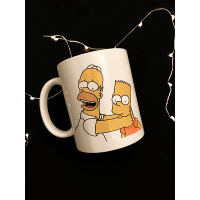 Tazón Los simpsons / Homero y Bart