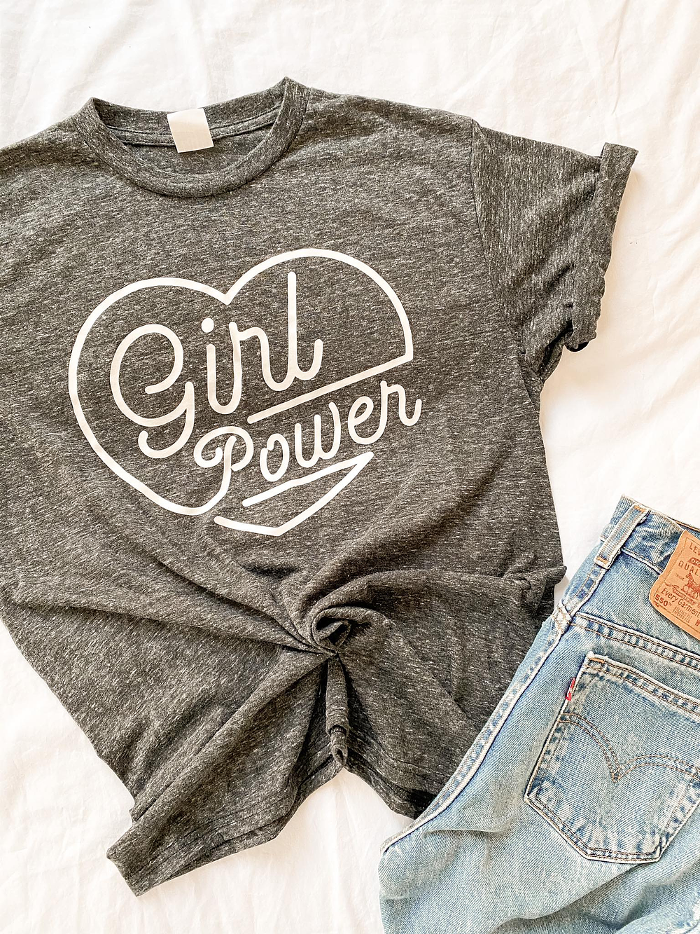 Polera Girl Power Corazón 1