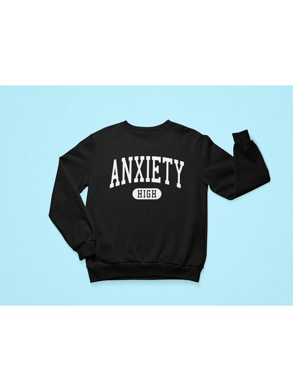 Pullover Anxiety High negro 