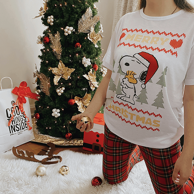 UGLY TOP SNOOPY MERRY