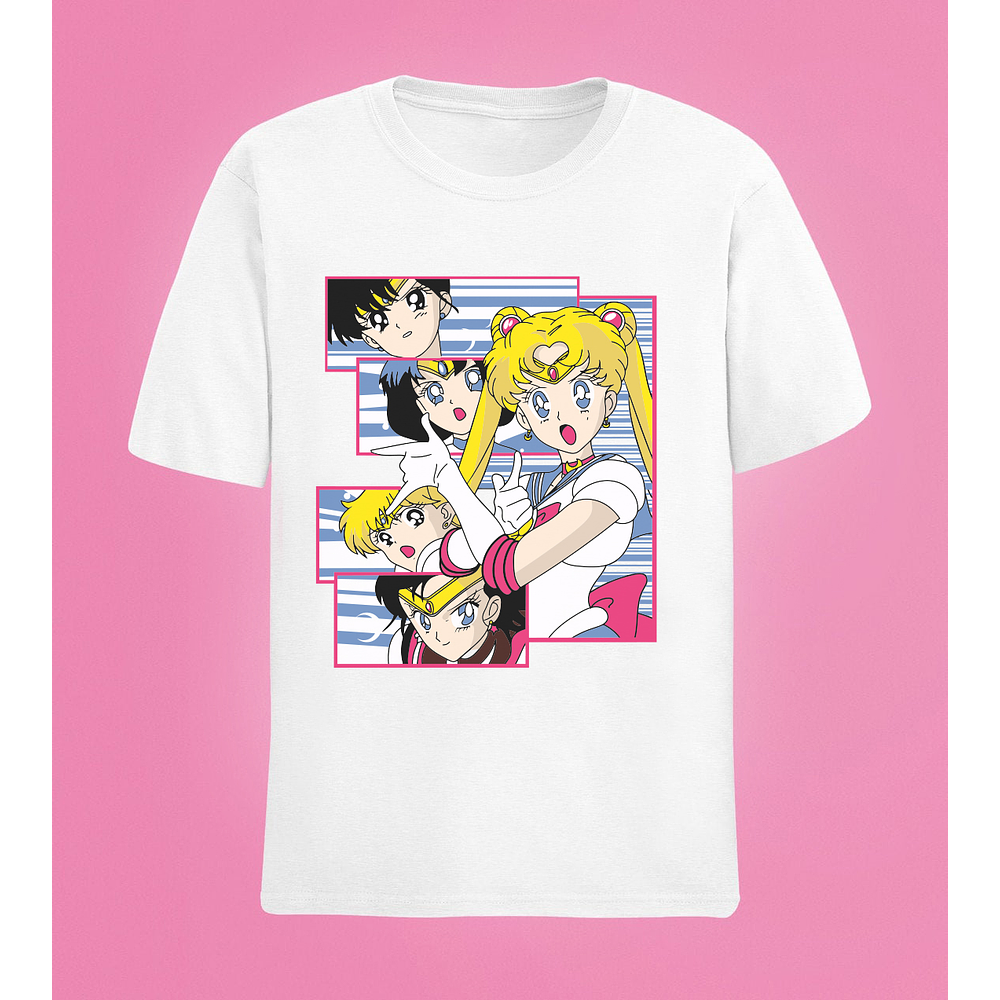 Polera Sailor moon Cuadros Premium