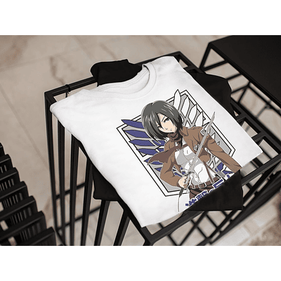 Polera Attack on Titan / Mikasa Premium