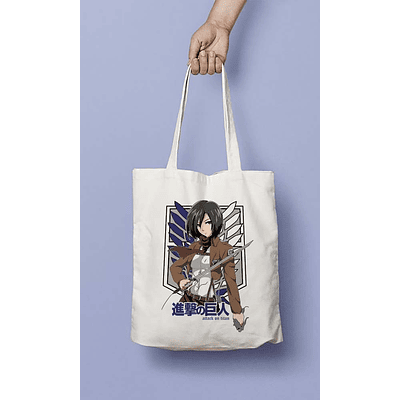 Totebag Attack on Titan / Mikasa