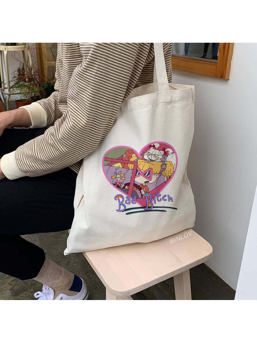 Totebag Rugrats / Angelica Corazón 1