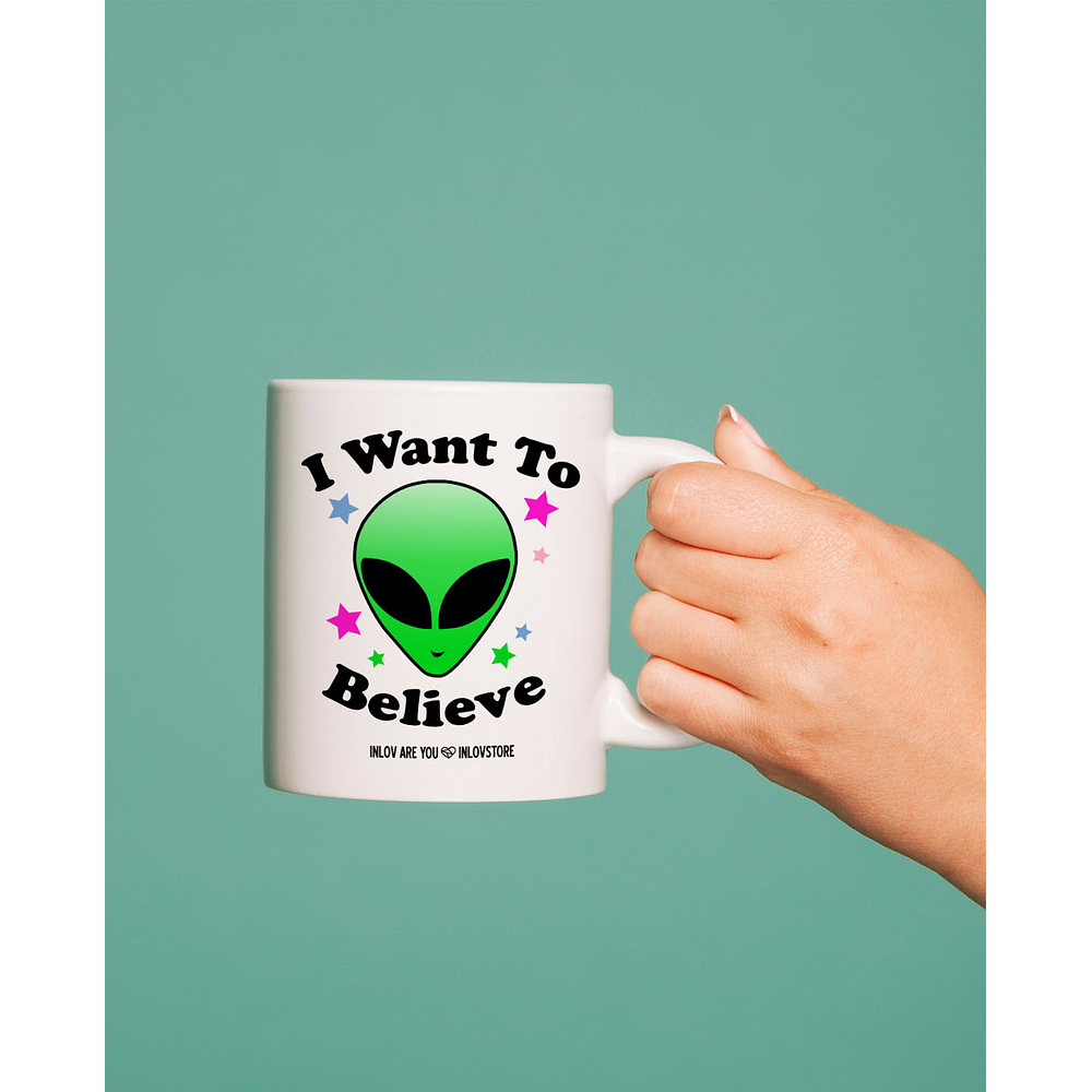 Tazón Alien I want to believe