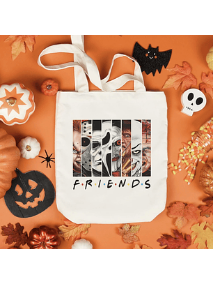 Totebag Halloween Friends