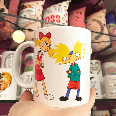 Tazón Hey Arnold /Helga y Arnold