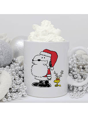 Tazón Snoopy santa