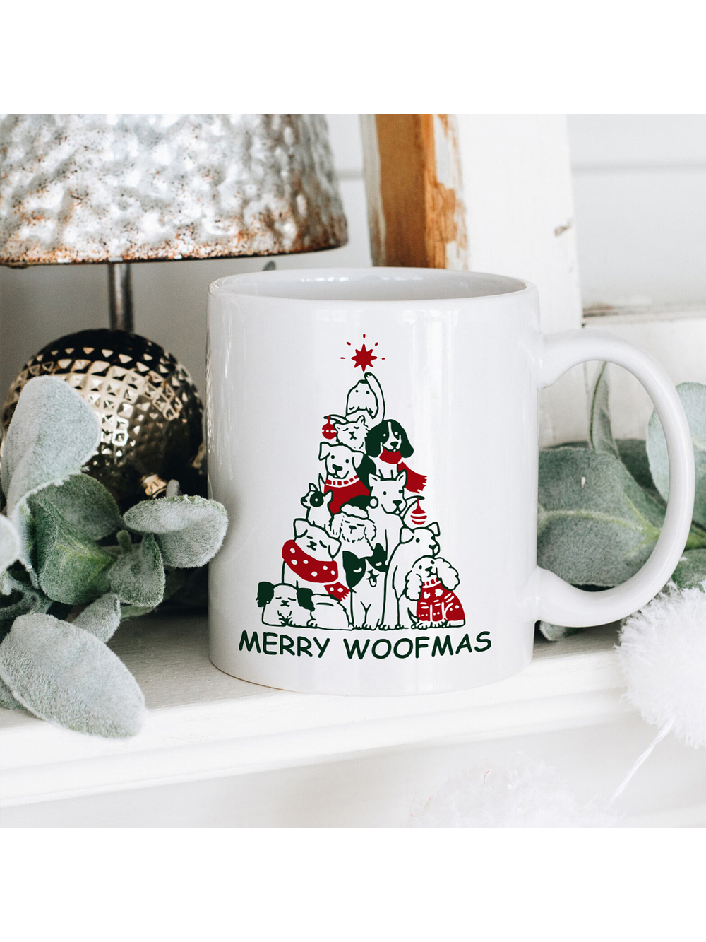 Tazón Merry woofmas