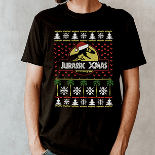 Polera Ugly Jurassic xmas