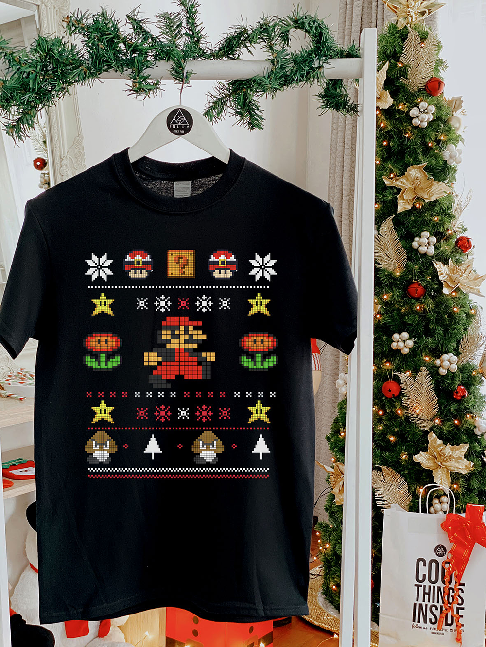 Polera ugly Mario Bros 1