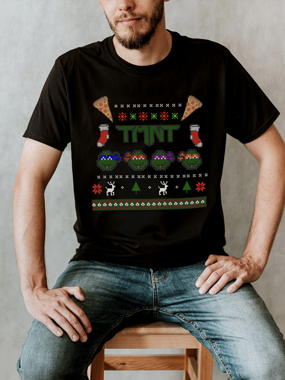 Polera ugly Tortugas Ninja 2