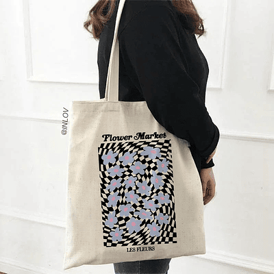 Totebag Arte / Flower market