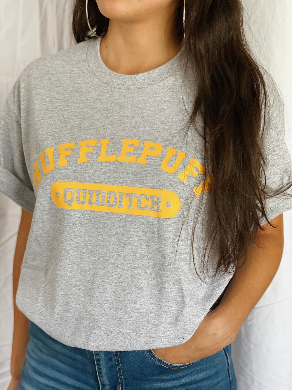 Polera Harry Potter / Hufflepuff Quidditch 1