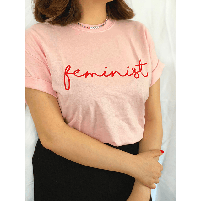 Polera Feminist Rosa