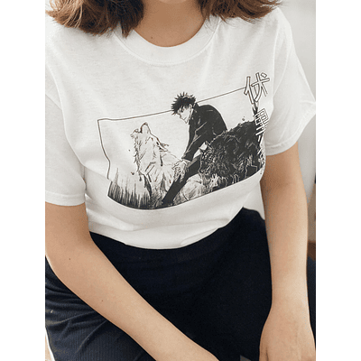 Polera Jujutsu Kaisen / Megumi Fushiguro Premium