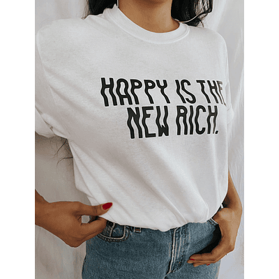 Polera Happy is The New Rich