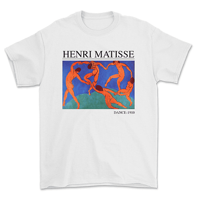 Polera Arte Henri Matisse Premium  - BLANCO