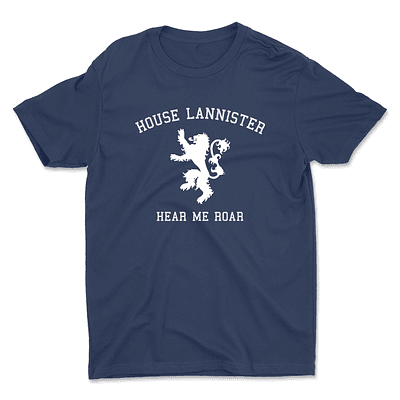 Polera GOT / House Lannister - AZUL